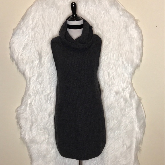 Free People Gray Need It Now Sleeveless Turtleneck - Picture 3 of 8